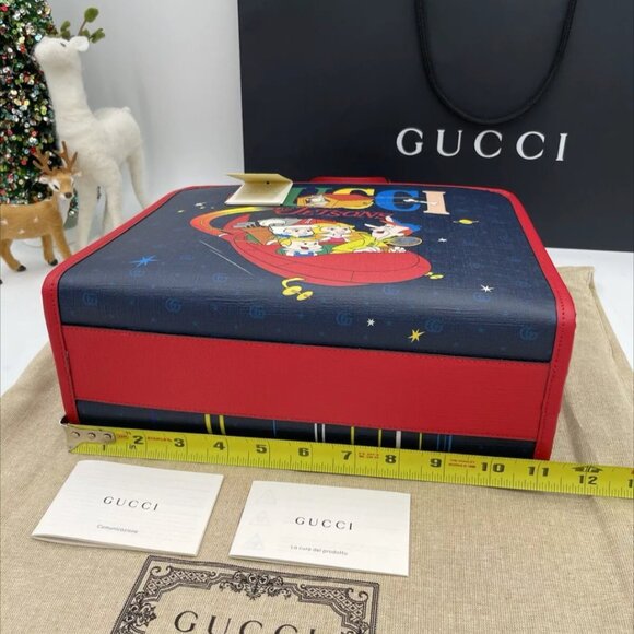 GUCCI x THE JETSONS PRINTED LEATHER KIDS TOTE BAG NWT AUTHENTIC - Picture 6 of 8